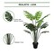 36-Inch Split Leaf Philodendron Plant in Decorative Pot | Lifelike Indoor Foliage for Home and Office Décor | Easy Care, Low-Maintenance Greenery | Floral Home by Artificial Flowers